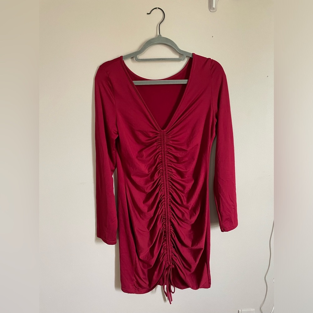 Adjustable height bodycon dress